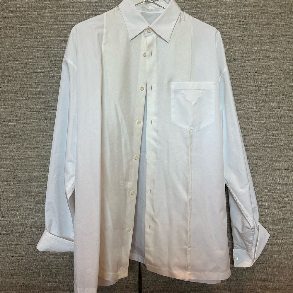 Silk and Cotton Prada Overshirt